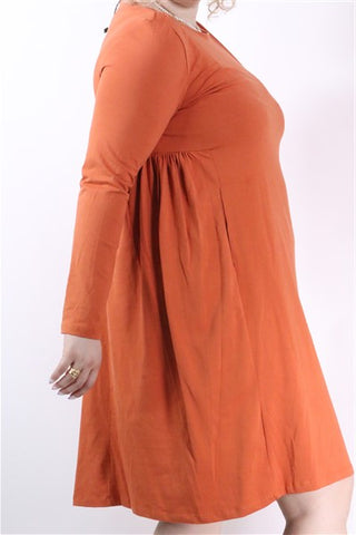 שמלת אוברסייז חדשה בחמרה- XL שמלת אוברסייז חדשה בחמרה- XL