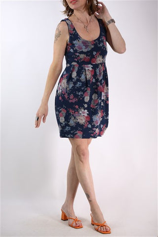 שלה פרחונית בכחול- M שלה פרחונית בכחול- M