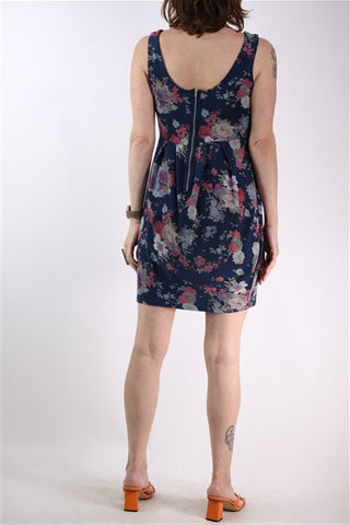 שלה פרחונית בכחול- M שלה פרחונית בכחול- M