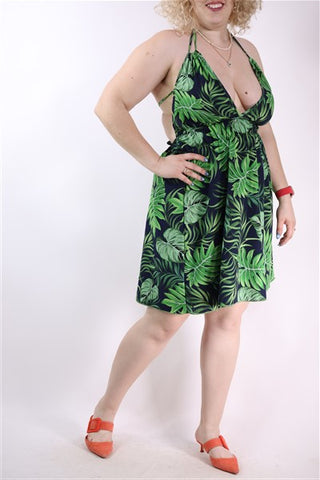 שמלה  טרופית - M-L שמלה  טרופית - M-L