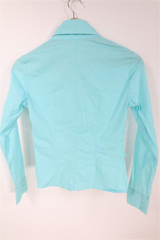 חולצה מכופתרת בטורקיז-XS-S חולצה מכופתרת בטורקיז-XS-S