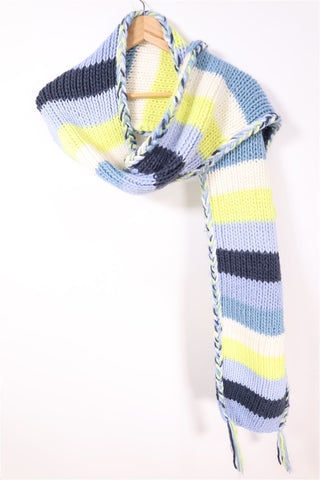 צעיף צמרי בגוונים פסטליים -OS צעיף צמרי בגוונים פסטליים -OS