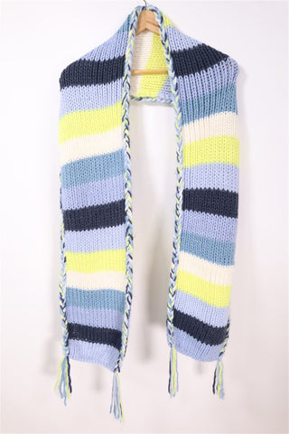 צעיף צמרי בגוונים פסטליים -OS צעיף צמרי בגוונים פסטליים -OS