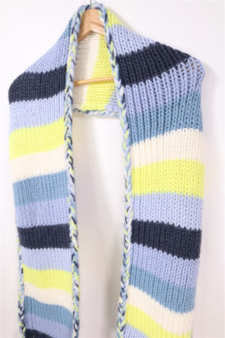 צעיף צמרי בגוונים פסטליים -OS צעיף צמרי בגוונים פסטליים -OS