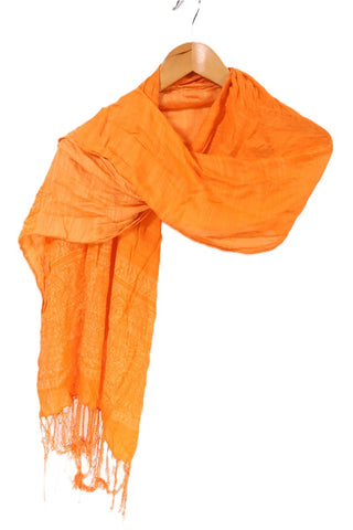 צעיף אתני בגווני כתום -OS צעיף אתני בגווני כתום -OS