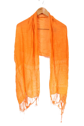 צעיף אתני בגווני כתום -OS צעיף אתני בגווני כתום -OS