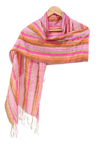 צעיף פסים צבעוני ומבריק- OS צעיף פסים צבעוני ומבריק- OS