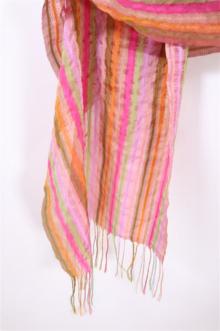 צעיף פסים צבעוני ומבריק- OS צעיף פסים צבעוני ומבריק- OS