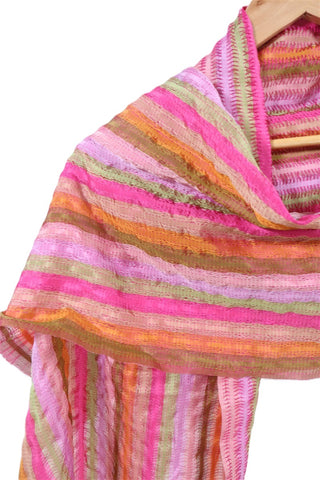 צעיף פסים צבעוני ומבריק- OS צעיף פסים צבעוני ומבריק- OS