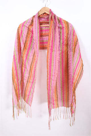 צעיף פסים צבעוני ומבריק- OS צעיף פסים צבעוני ומבריק- OS