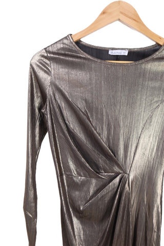 שמלה זהובה נחושת סקסית - XS שמלה זהובה נחושת סקסית - XS