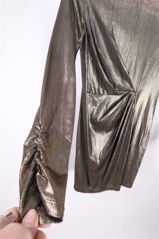 שמלה זהובה נחושת סקסית - XS שמלה זהובה נחושת סקסית - XS