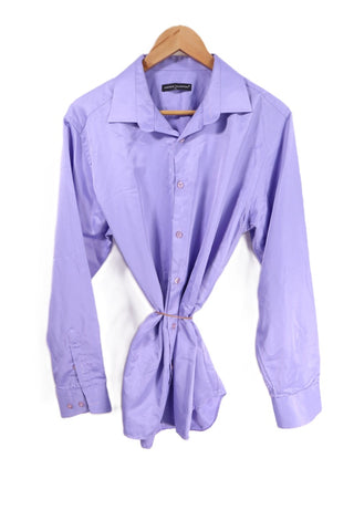 חולצה בלילך מטאלי בסטייל גברי - XL חולצה בלילך מטאלי בסטייל גברי - XL