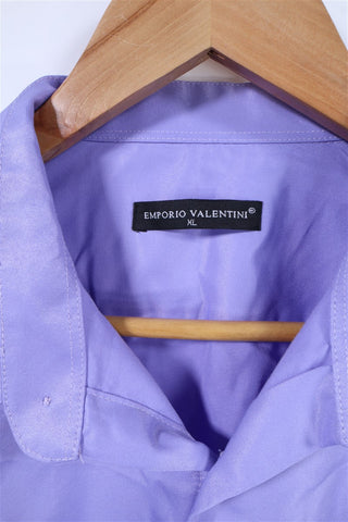 חולצה בלילך מטאלי בסטייל גברי - XL חולצה בלילך מטאלי בסטייל גברי - XL