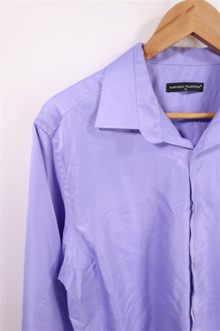 חולצה בלילך מטאלי בסטייל גברי - XL חולצה בלילך מטאלי בסטייל גברי - XL