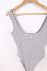 בגד גוף ZARA ריב באפור- M-L