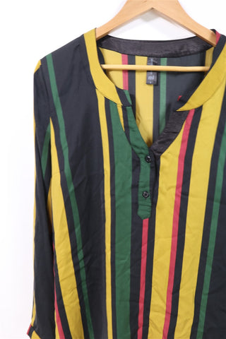 חולצת פסים נשפכת- L-XL חולצת פסים נשפכת- L-XL