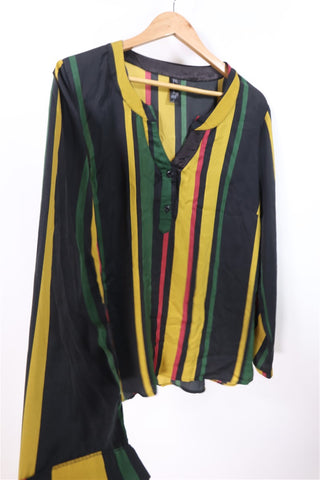 חולצת פסים נשפכת- L-XL חולצת פסים נשפכת- L-XL