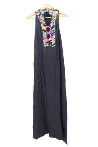 שמלה אתנית עם צווארון מעוצב- M-L שמלה אתנית עם צווארון מעוצב- M-L