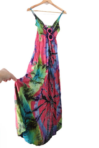 שמלה נשפכת בכתמי צבע-XS-M שמלה נשפכת בכתמי צבע-XS-M