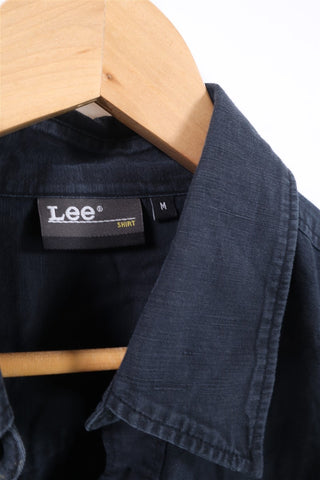 חולצה מכופתרת  LEE בשחור-L-XL חולצה מכופתרת  LEE בשחור-L-XL