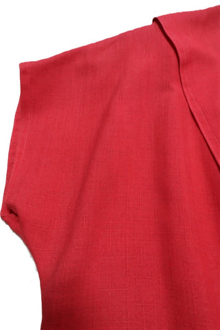 שמלת וינטיג קלאסית באדום לבן- XL-XXL שמלת וינטיג קלאסית באדום לבן- XL-XXL
