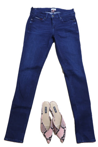 גינס TOMMY HILFIGER בכחול-S-M גינס TOMMY HILFIGER בכחול-S-M