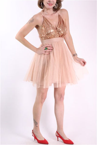 שמלת ערב פייטים בורוד- S-M שמלת ערב פייטים בורוד- S-M