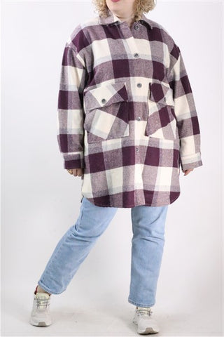 חולצת גקט חדשה פלנאל- XL-XXL חולצת גקט חדשה פלנאל- XL-XXL