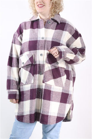 חולצת גקט חדשה פלנאל- XL-XXL חולצת גקט חדשה פלנאל- XL-XXL