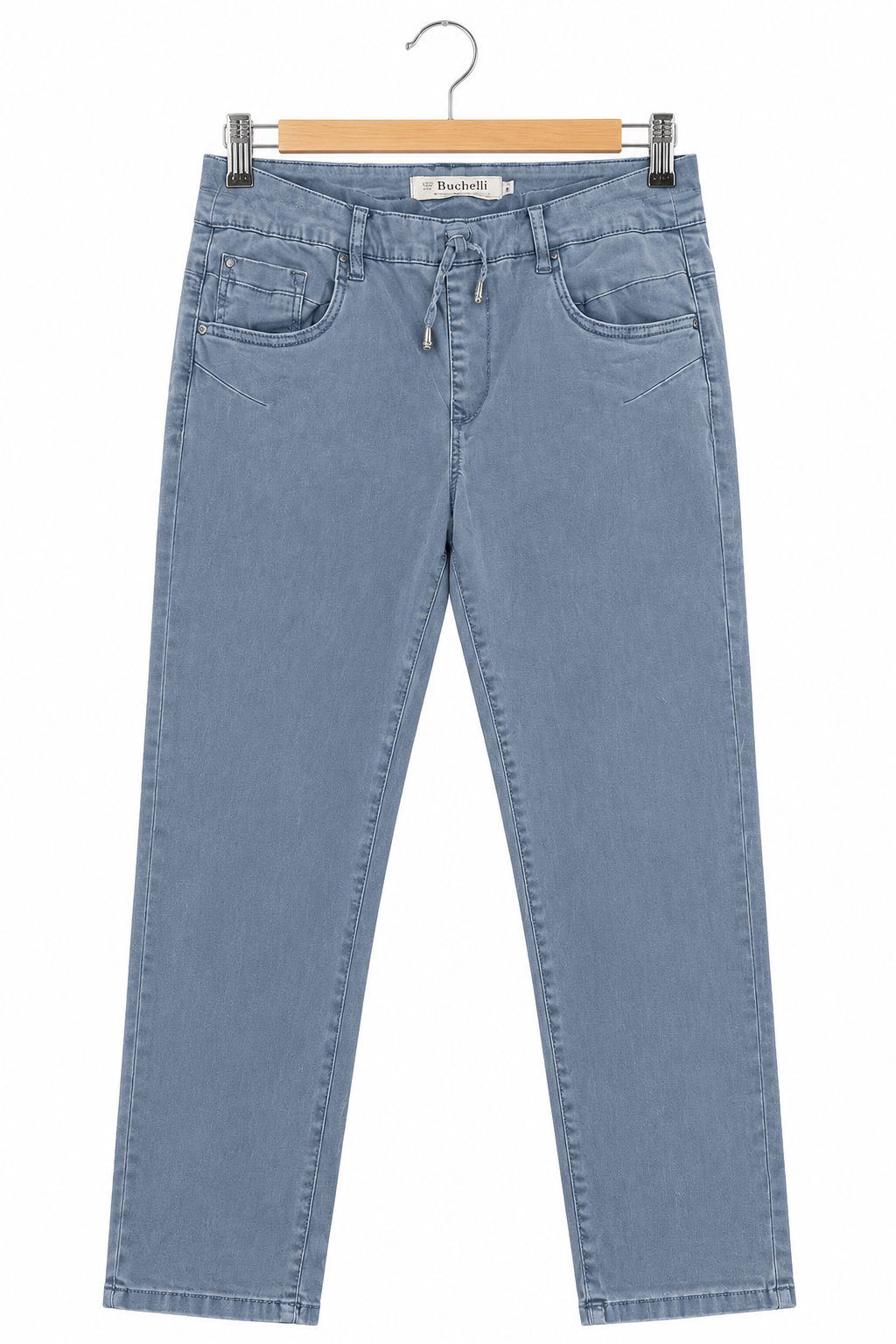 מכנסי בד קזואל בתכלת גינס- L-XL, תמונה 1