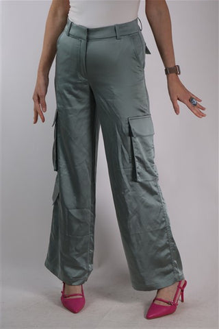 מכנסים חדשים דגמח בירוק חאקי- XS