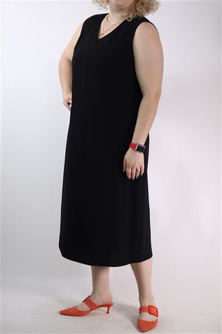 שמלה חדשה קלאסית בשחור- XL