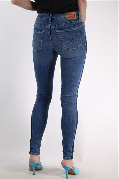 גינס LEVI'S סקיני בכחול- XS-S, תמונה 2