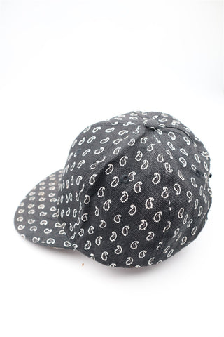 כובע קסקט פייזלי בשחור אפור-OS
