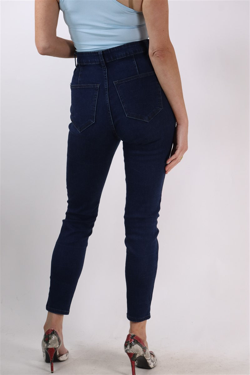 גינס סקיני כחול- XS-S, תמונה 3