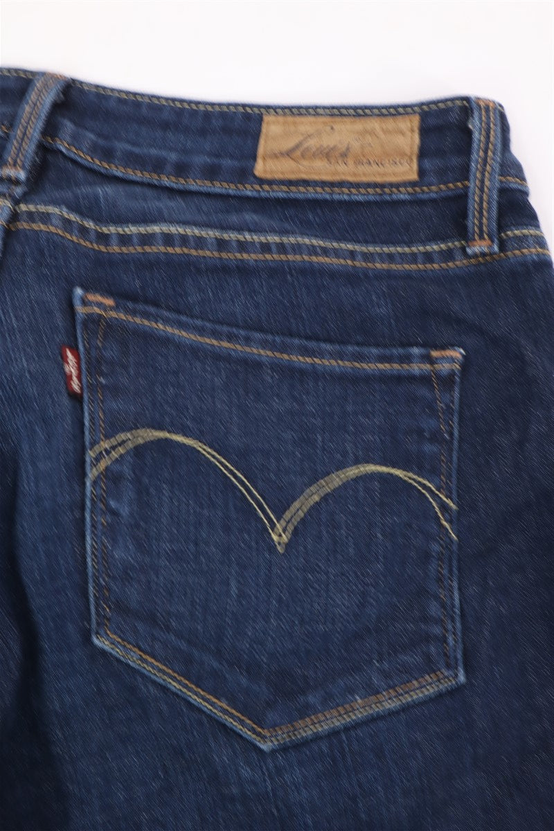 גינס LEVI'S סקיני בכחול- XS -S, תמונה 4