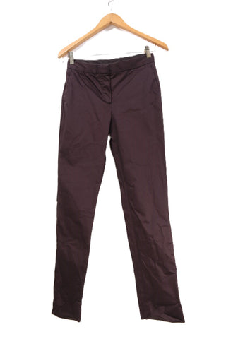 מכנסיים סיגר MASSIMO DUTTI בחום- XS