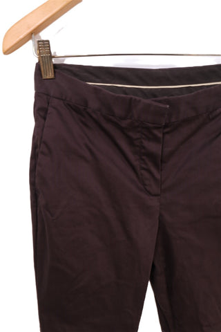 מכנסיים סיגר MASSIMO DUTTI בחום- XS