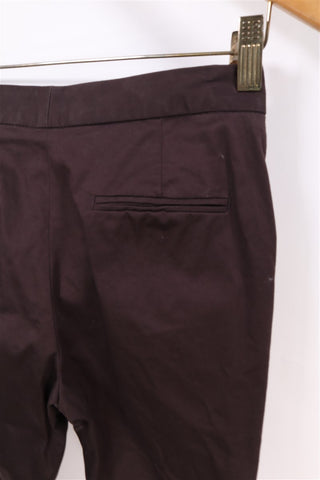 מכנסיים סיגר MASSIMO DUTTI בחום- XS
