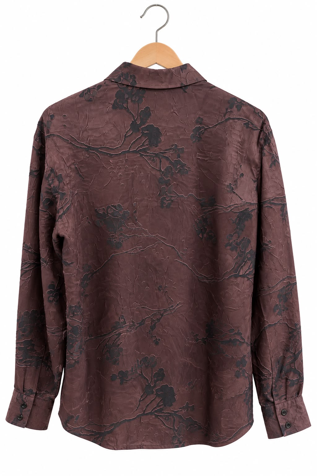 חולצה VERSACE מכופתרת מעוצבת בחום מבריק- M-XL, תמונה 3