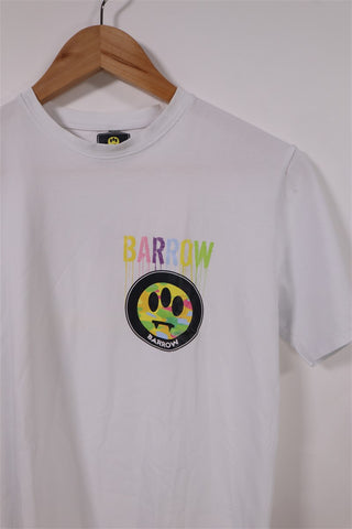 חולצת טי שרט מעוצבת BARROW בלבן- M