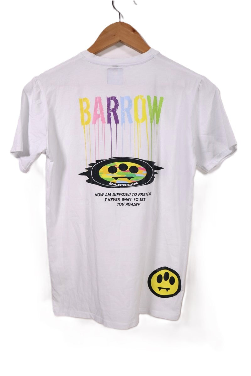 חולצת טי שרט מעוצבת BARROW בלבן- M