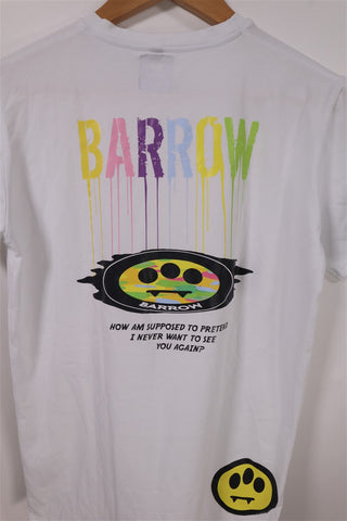 חולצת טי שרט מעוצבת BARROW בלבן- M