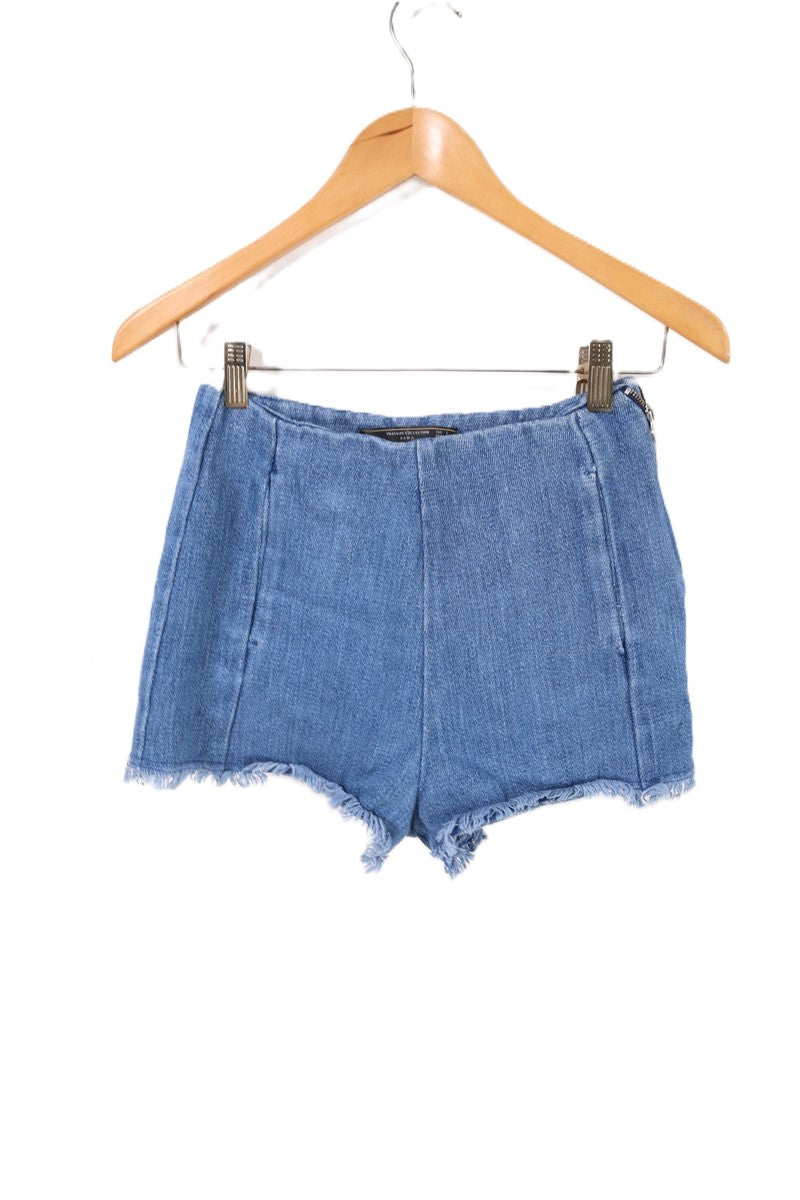 שורט גינס ZARA בכחול XXS-XS