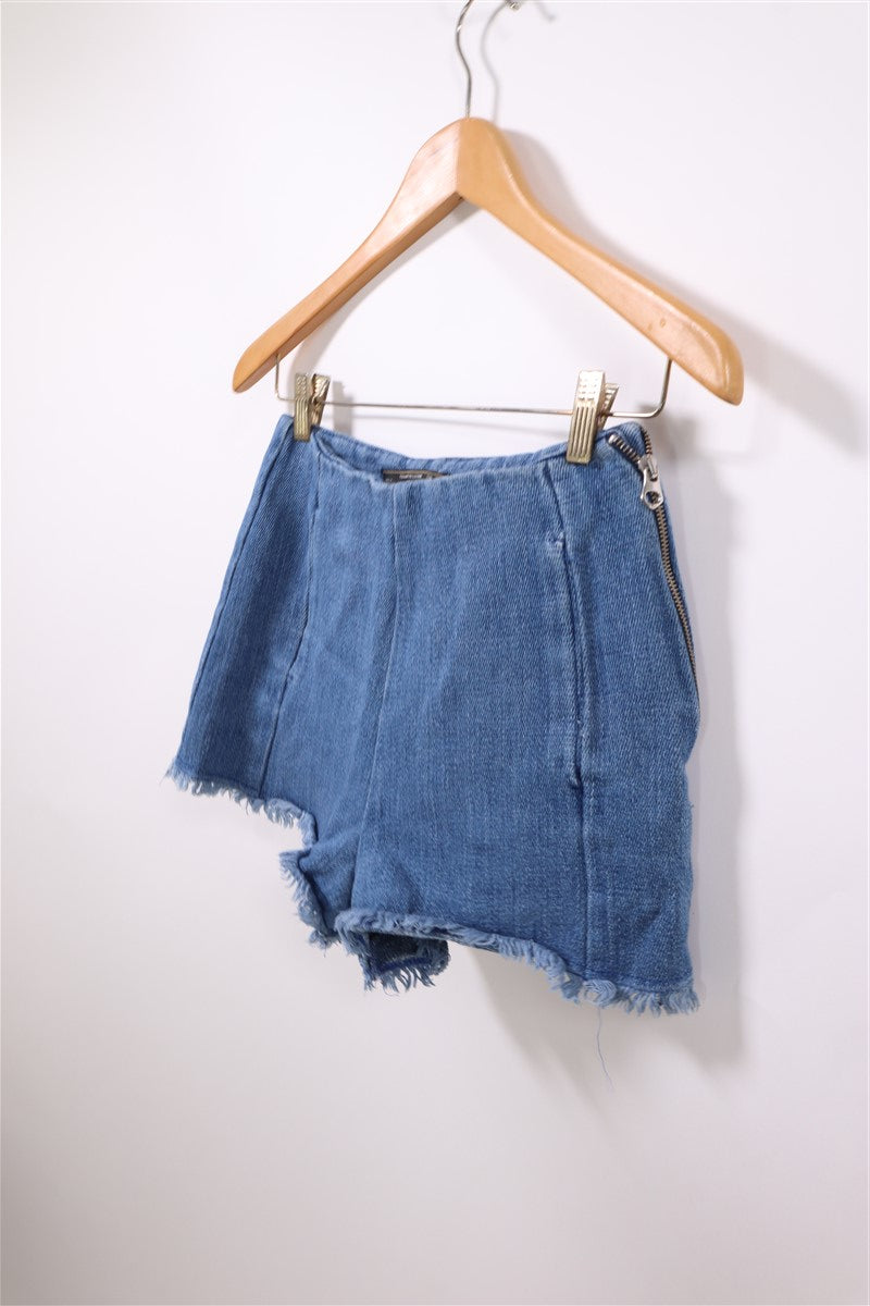 שורט גינס ZARA בכחול XXS-XS, תמונה 3
