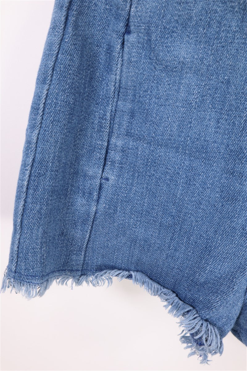 שורט גינס ZARA בכחול XXS-XS, תמונה 5