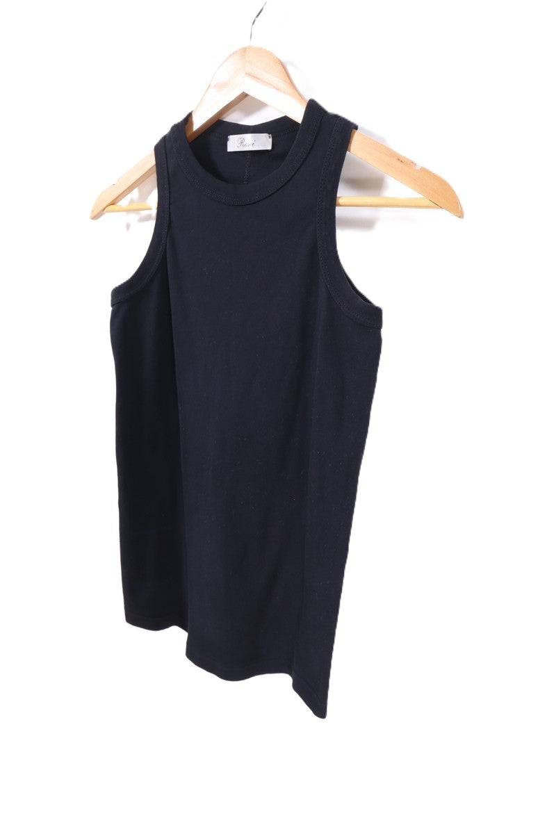 חולצת גופיה ZARA קרופ בשחור- L-XL