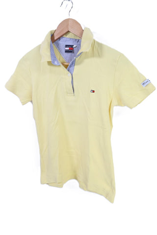חולצה פולוTOMMY HILFIGER בצהוב- XS-M