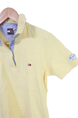 חולצה פולוTOMMY HILFIGER בצהוב- XS-M